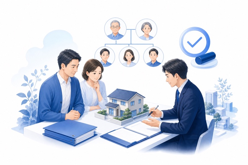 相続・遺言手続きのイメージ