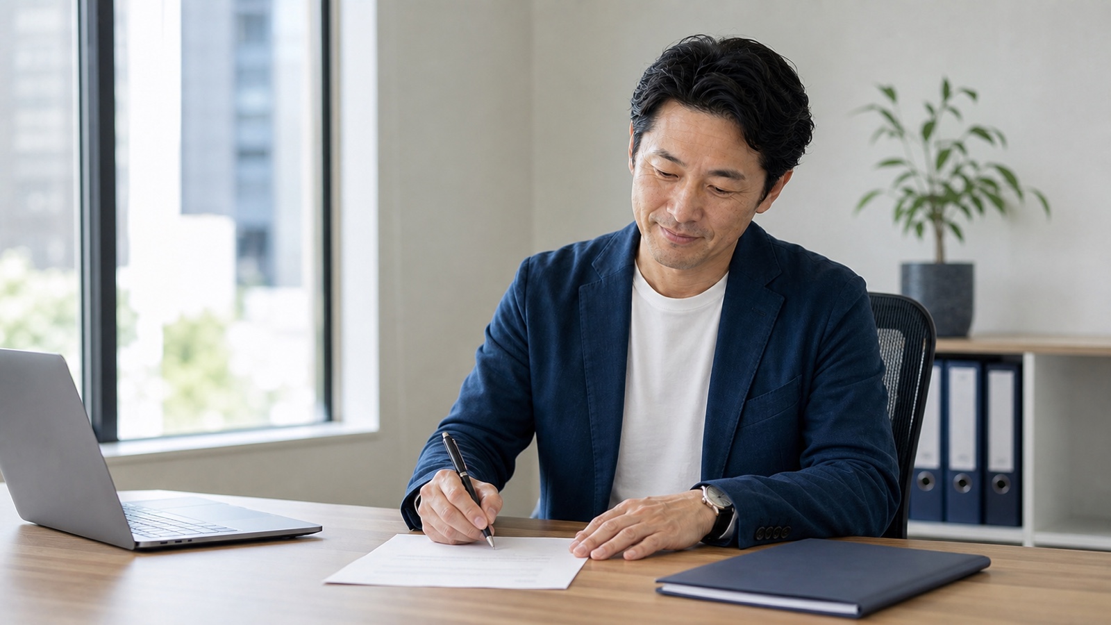 契約書作成を依頼されたお客様のイメージ